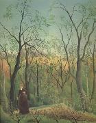 Henri Rousseau Promenade in the Forest of Saint-Germain France oil painting artist